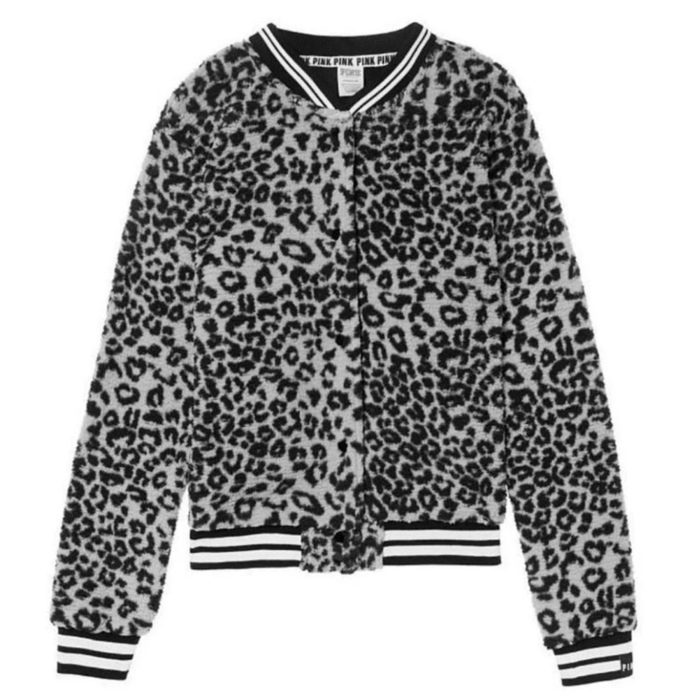 Victoria's Secret Pink Sherpa Bomber Jacket
